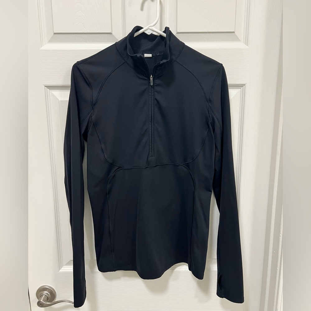 Lululemon Athletica Best Pace Black Half Zip